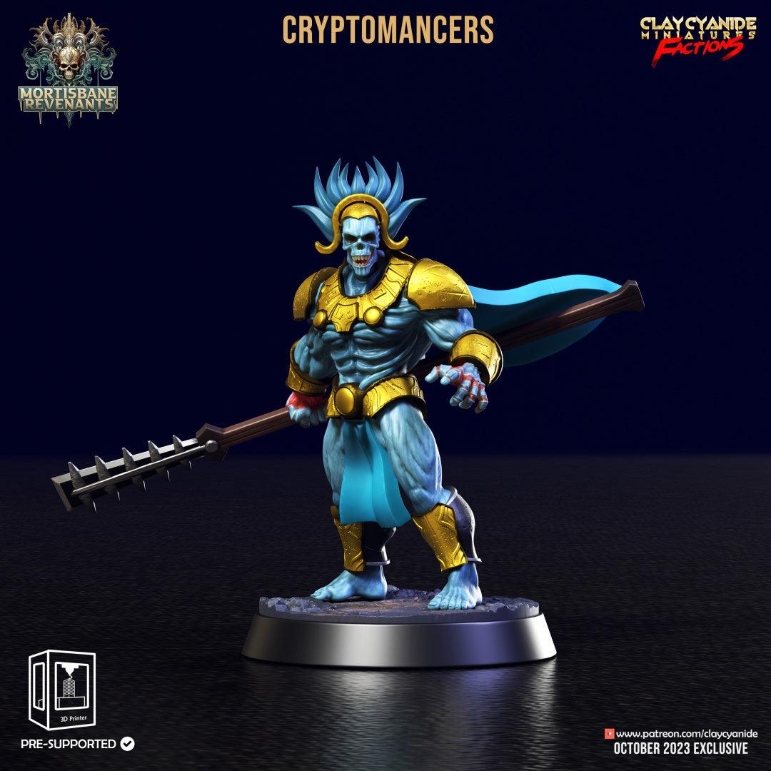 3D Printed Clay Cyanide Cryptmancers Mortisbane Revenants 28 32 mm D&D - 3D Printing Boss 