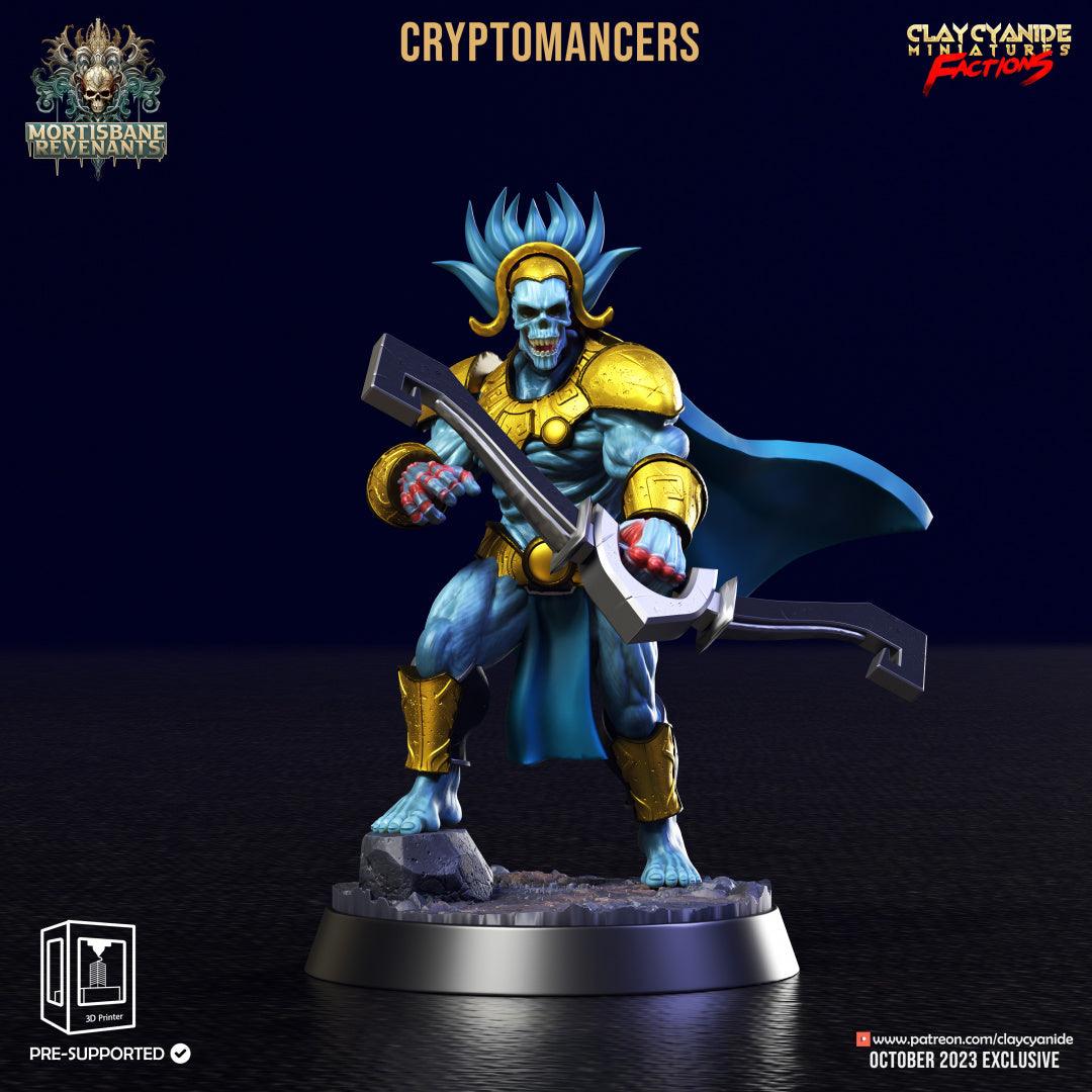 3D Printed Clay Cyanide Cryptmancers Mortisbane Revenants 28 32 mm D&D - 3D Printing Boss 