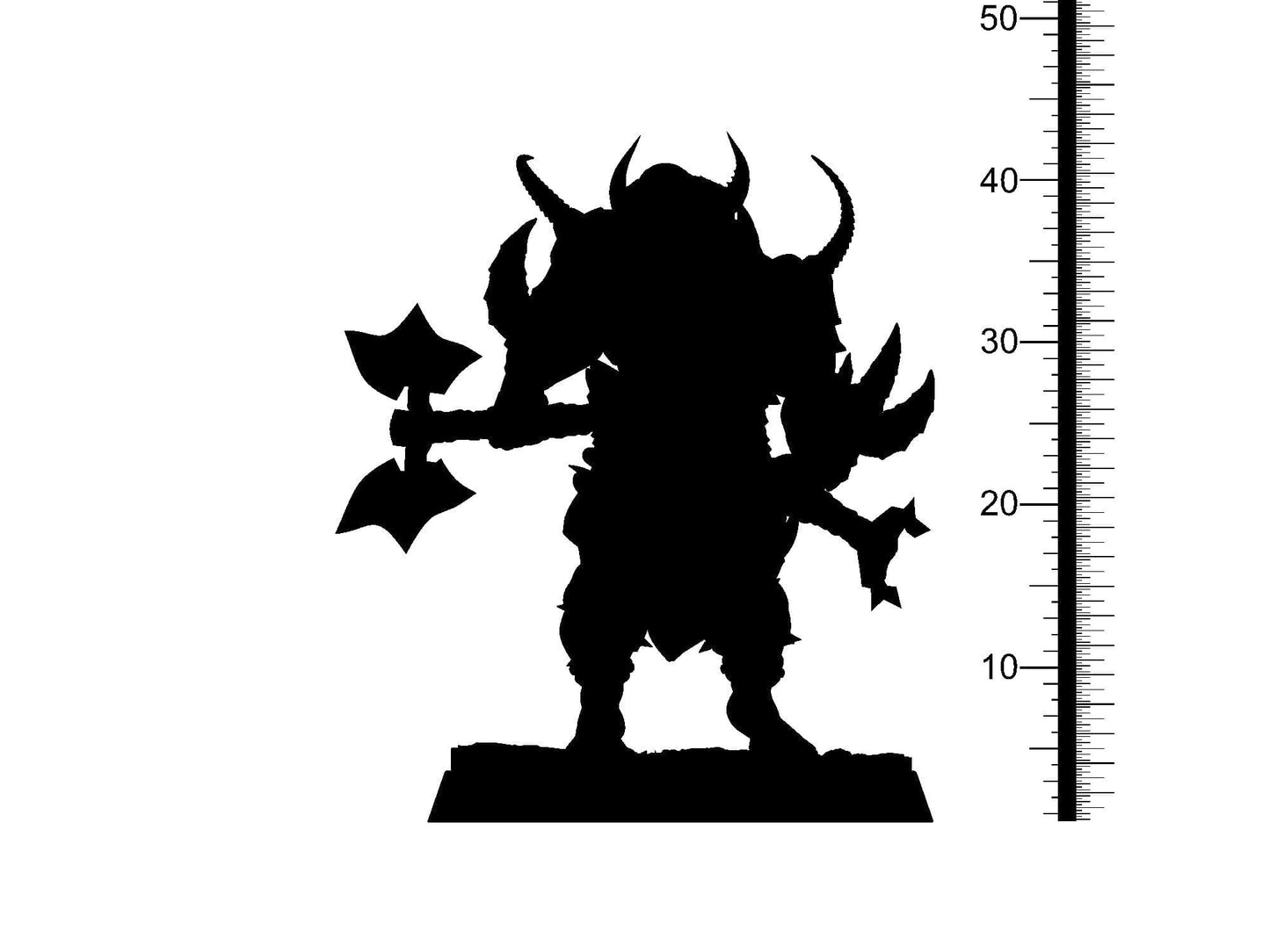 3D Printed Clay Cyanide Dreadblood Maulers Factions 28 32 mm D&D - 3D Printing Boss 