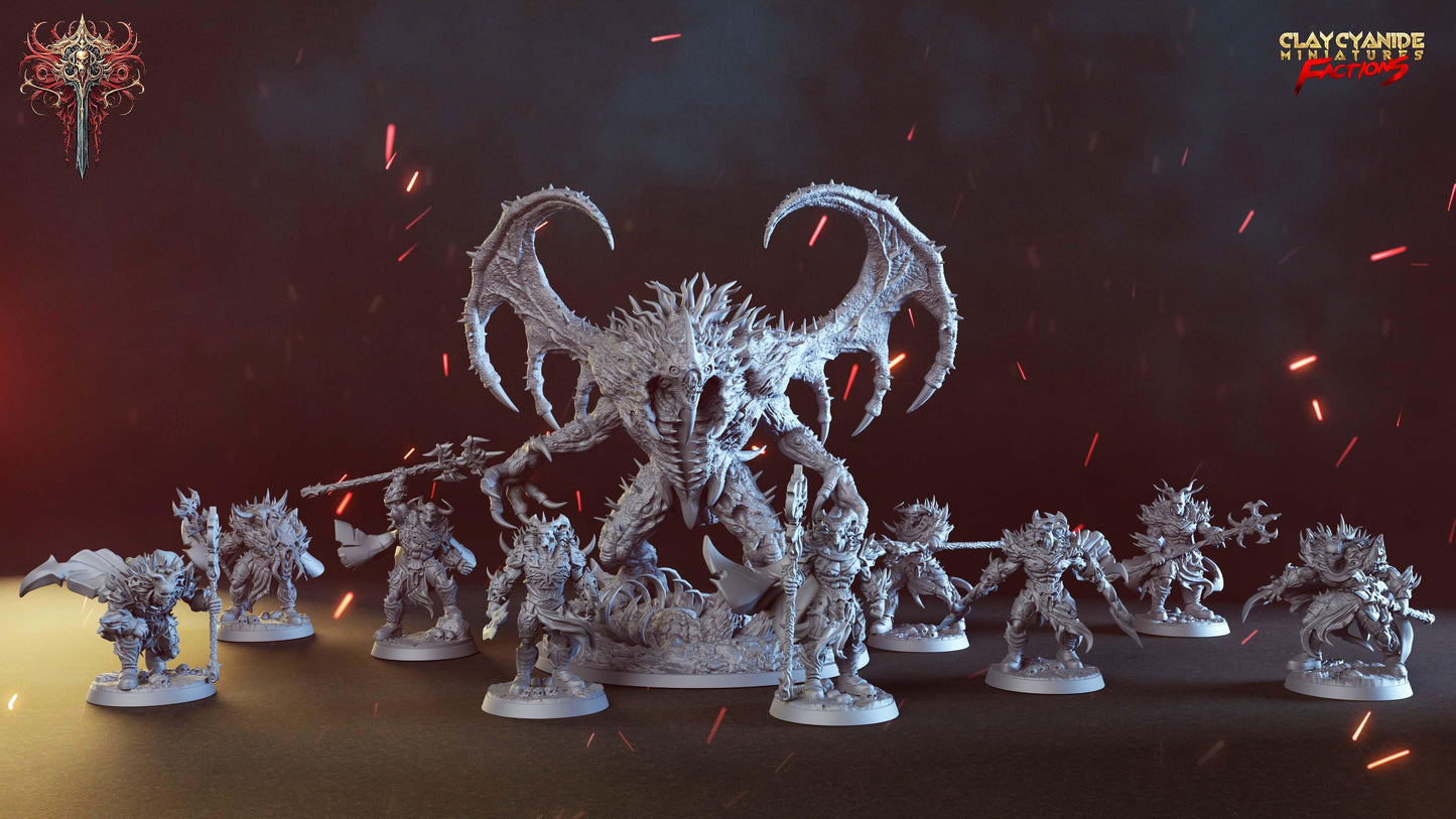 3D Printed Clay Cyanide Dreadbloods Factions Tribes 28 32 mm D&D - 3D Printing Boss 