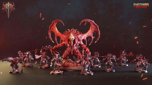 3D Printed Clay Cyanide Dreadbloods Factions Tribes 28 32 mm D&D - 3D Printing Boss 