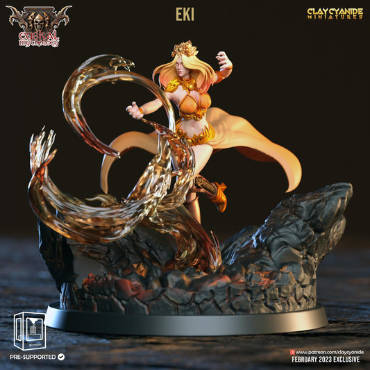 3D Printed Clay Cyanide Eki Euskal Mythology 28 32 mm D&D - 3D Printing Boss 