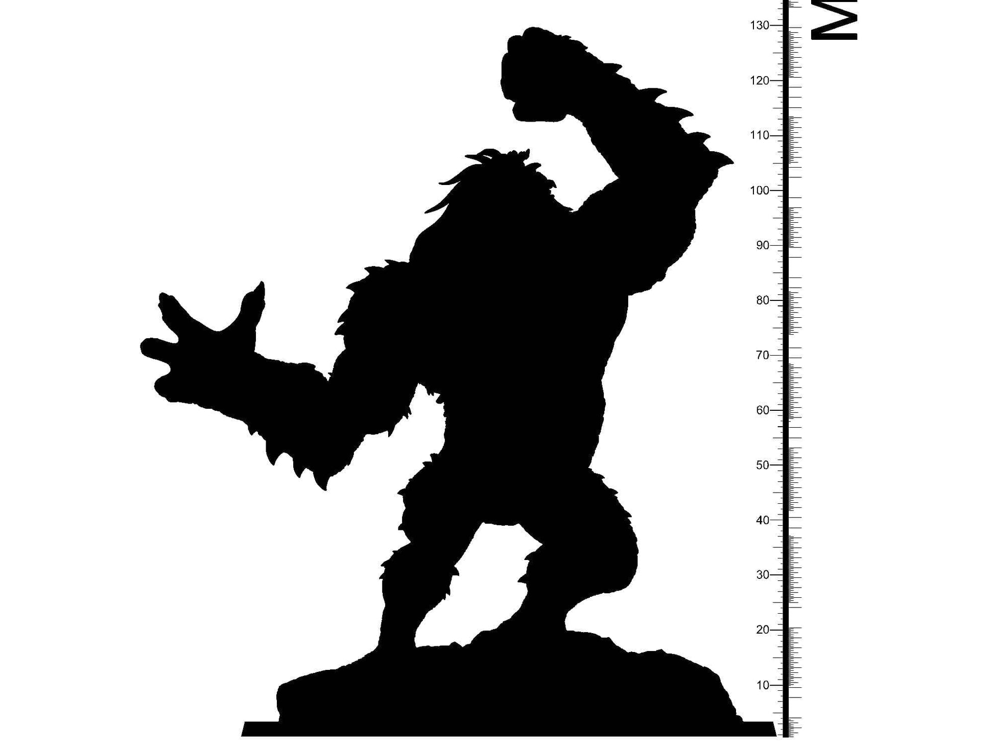3D Printed Clay Cyanide Epic of Gilgamesh Set Humbaba 28 32 mm D&D - 3D Printing Boss 