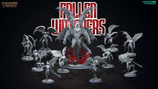 3D Printed Clay Cyanide Fallen Watchers Factions Tribes Ragnarok D&D - 3D Printing Boss 