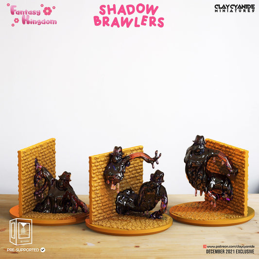 3D Printed Clay Cyanide Fantasy Kingdom - Shadow Brawlers 28mm 32mm D&D - 3D Printing Boss 