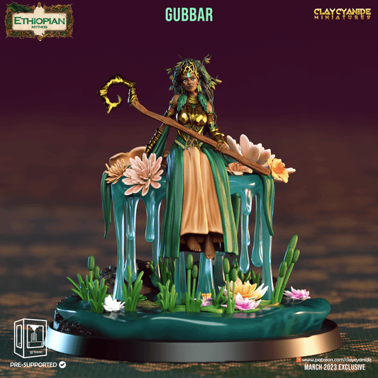 3D Printed Clay Cyanide Gubbar Ethiopian Mythos 28 32 mm D&D - 3D Printing Boss 