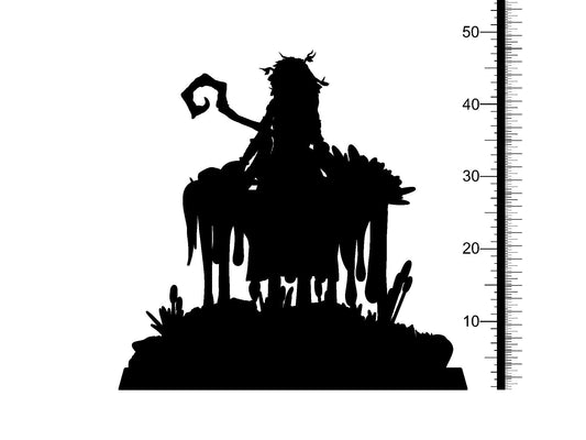 3D Printed Clay Cyanide Gubbar Ethiopian Mythos 28 32 mm D&D - 3D Printing Boss 