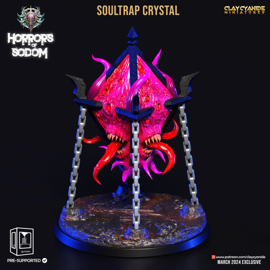 3D Printed Clay Cyanide Horrors of Sodom - Soultrap Crystal 28mm 32mm D&D - 3D Printing Boss 