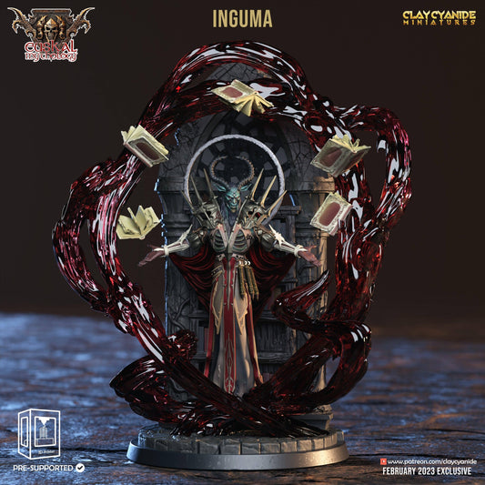 3D Printed Clay Cyanide Inguma Euskal Mythology 28 32 mm D&D - 3D Printing Boss 