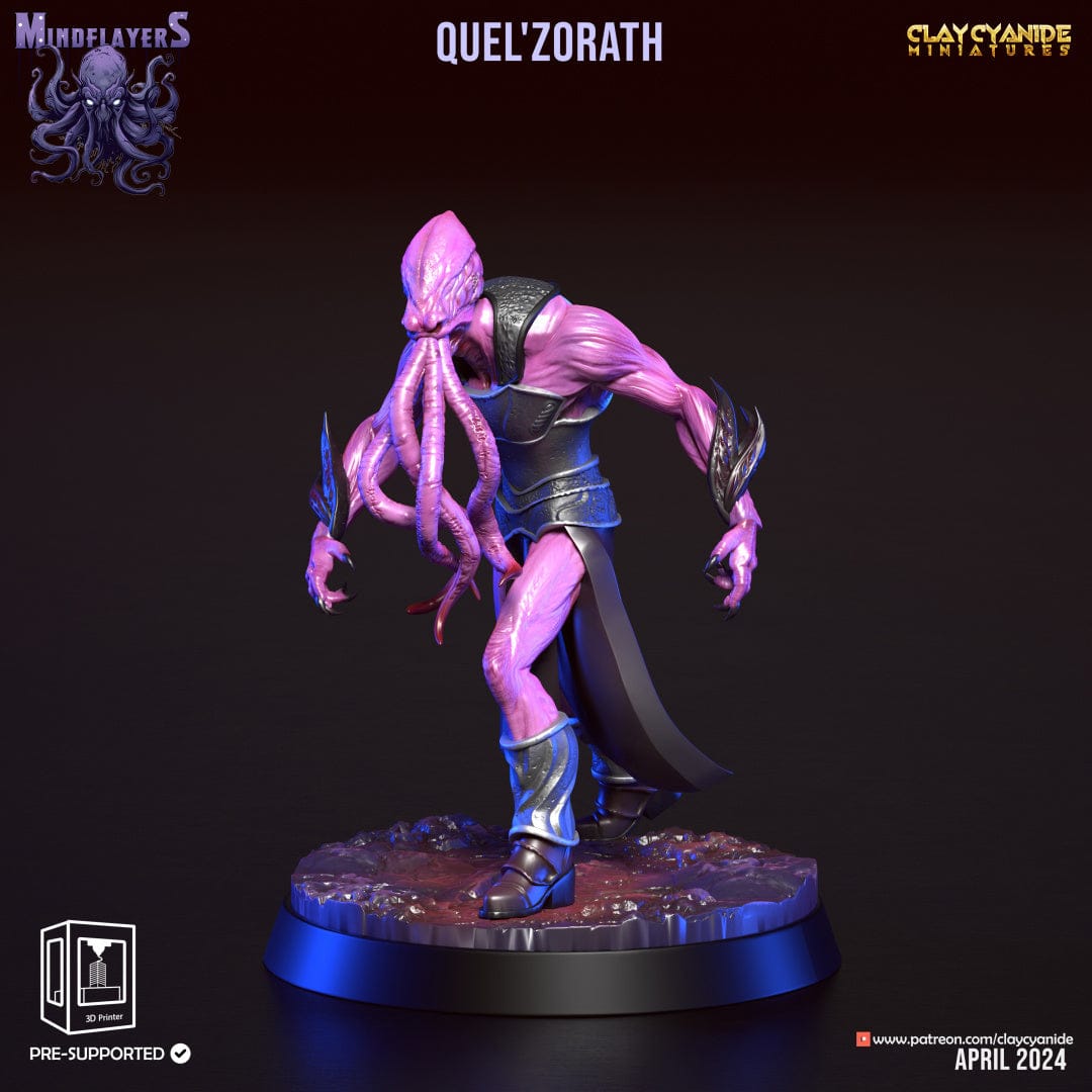 3D Printed Clay Cyanide Intellect Devourers Mind Flayers Faction 28 32 mm D&D - 3D Printing Boss 