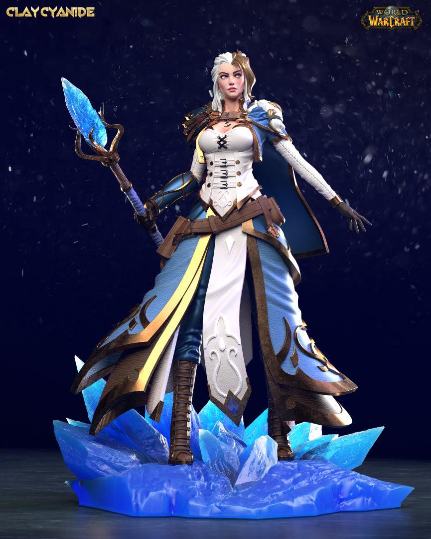 3D Printed Clay Cyanide Jaina Proudmoore 28 32 mm D&D - 3D Printing Boss 