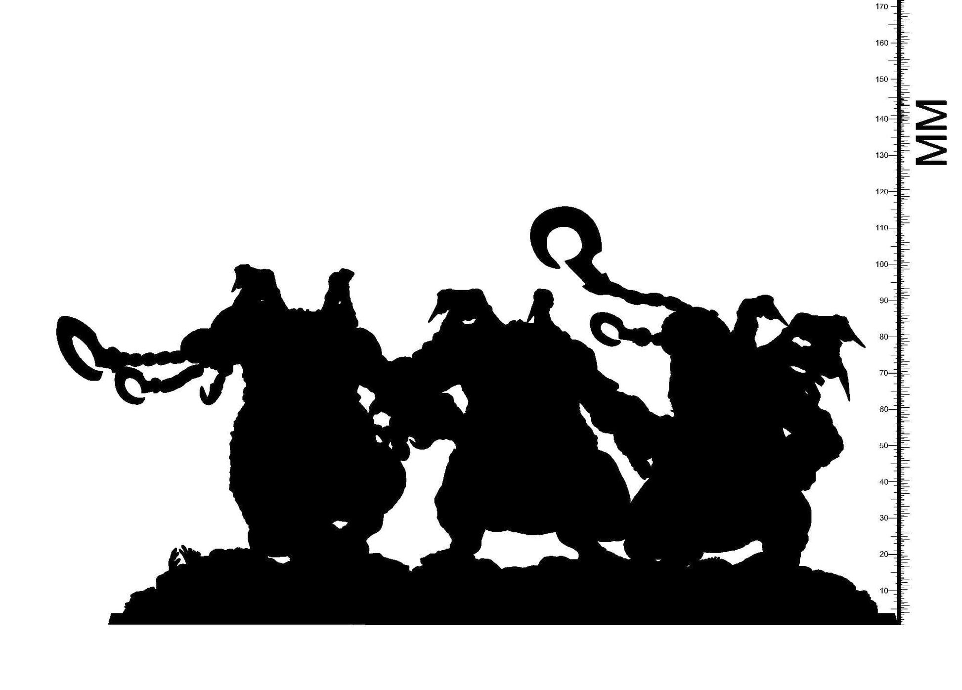 3D Printed Clay Cyanide Juan Tartalo Euskal Mythology 28 32 mm D&D - 3D Printing Boss 