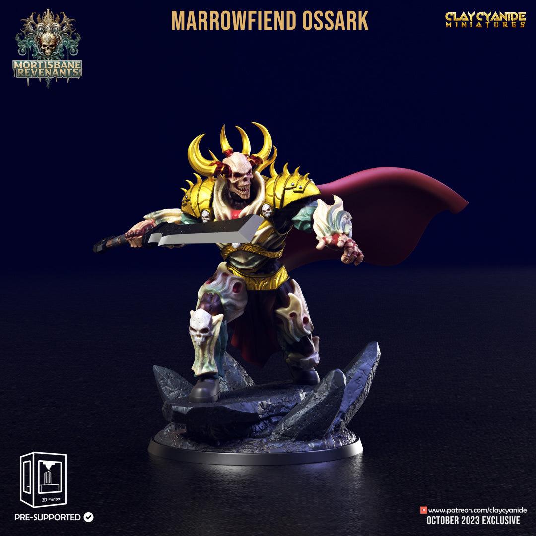 3D Printed Clay Cyanide Marrowfiend Ossark Mortisbane Revenants 28 32 mm D&D - 3D Printing Boss 