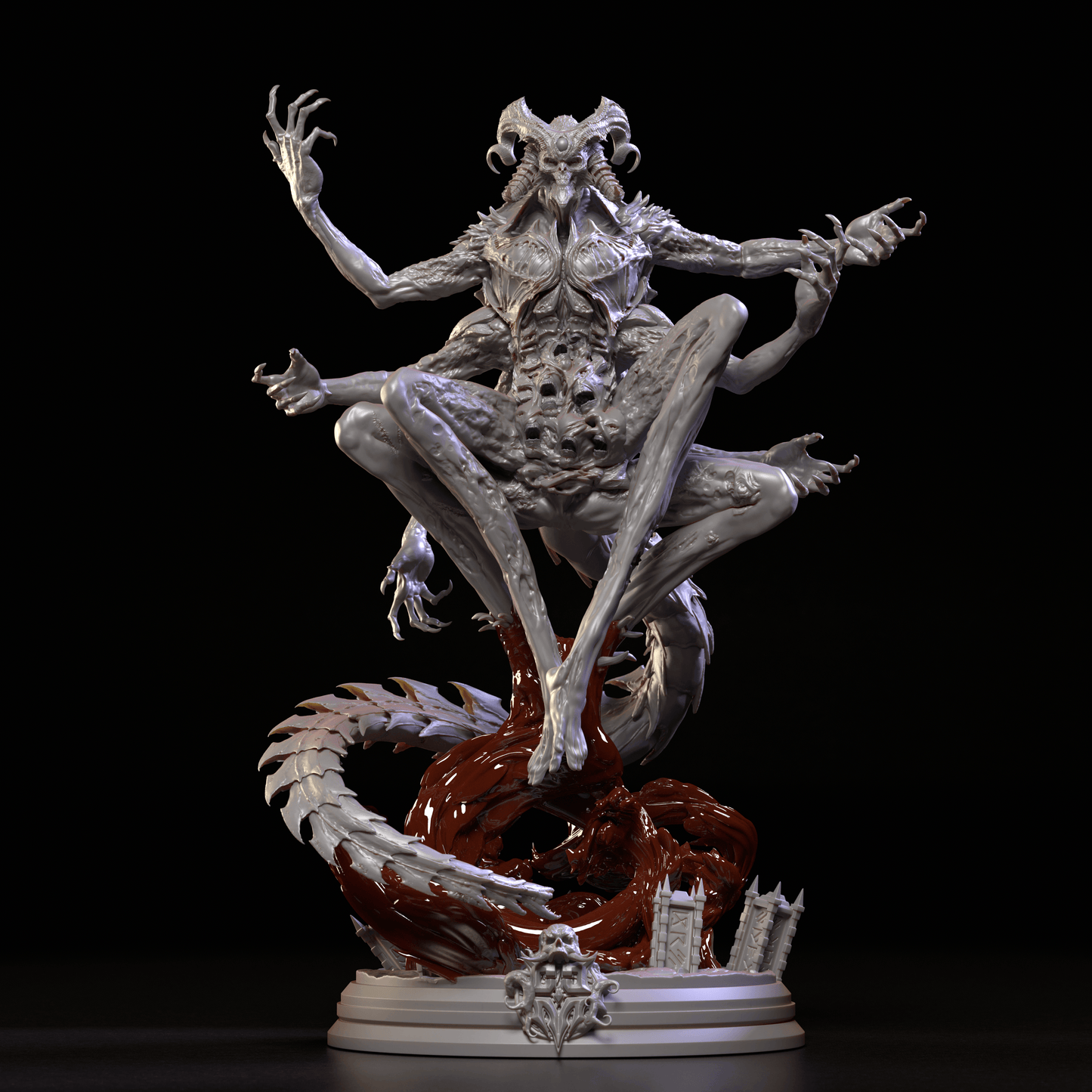 3D Printed Clay Cyanide Mbwiri 28 32 mm D&D - 3D Printing Boss 