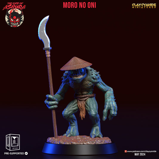 3D Printed Clay Cyanide Moro no Oni Set The Gate of Ashura 28 32 mm D&D - 3D Printing Boss 