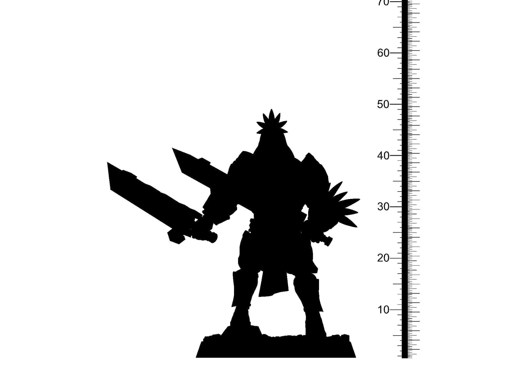 3D Printed Clay Cyanide Mortisbane Reaper Set Mortisbane Titans Set 28 32 mm D&D - 3D Printing Boss 