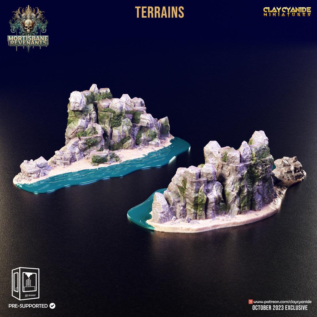 3D Printed Clay Cyanide Mortisbane Terrains Mortisbane Revenants 28 32 mm D&D - 3D Printing Boss 