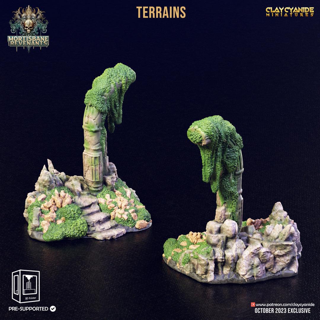 3D Printed Clay Cyanide Mortisbane Terrains Mortisbane Revenants 28 32 mm D&D - 3D Printing Boss 