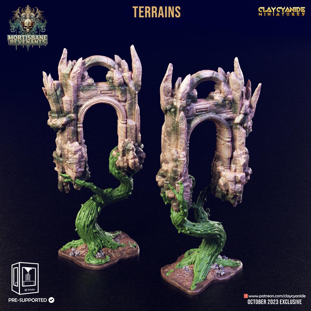 3D Printed Clay Cyanide Mortisbane Terrains Mortisbane Revenants 28 32 mm D&D - 3D Printing Boss 