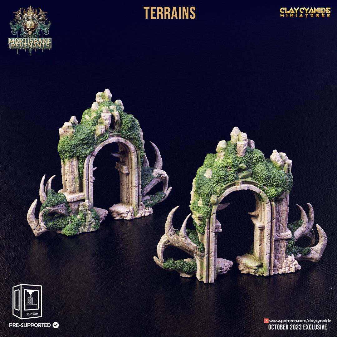3D Printed Clay Cyanide Mortisbane Terrains Mortisbane Revenants 28 32 mm D&D - 3D Printing Boss 
