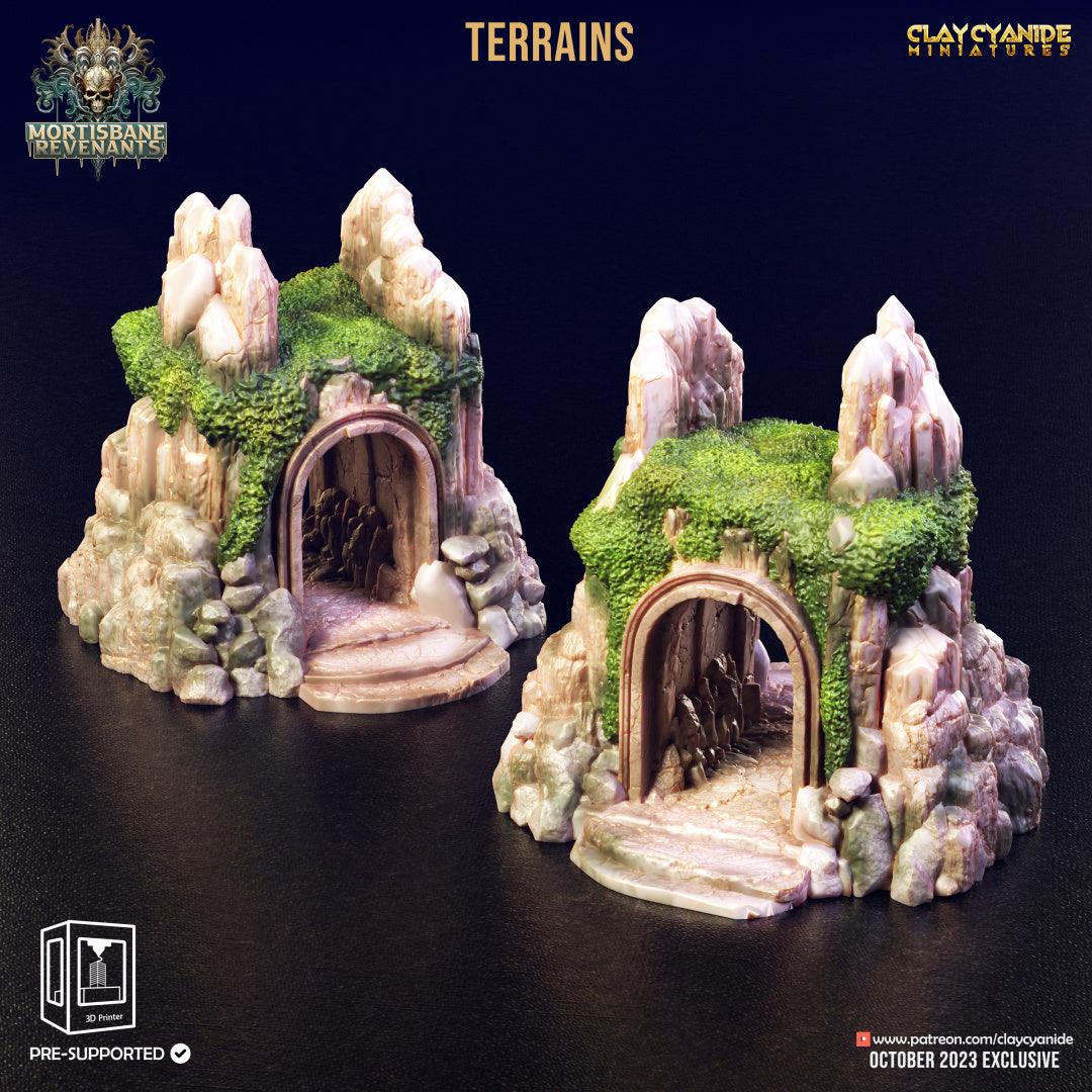 3D Printed Clay Cyanide Mortisbane Terrains Mortisbane Revenants 28 32 mm D&D - 3D Printing Boss 