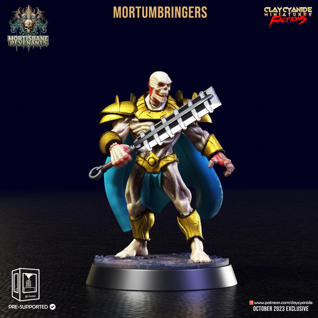 3D Printed Clay Cyanide Mortumbringers Mortisbane Revenants 28 32 mm D&D - 3D Printing Boss 