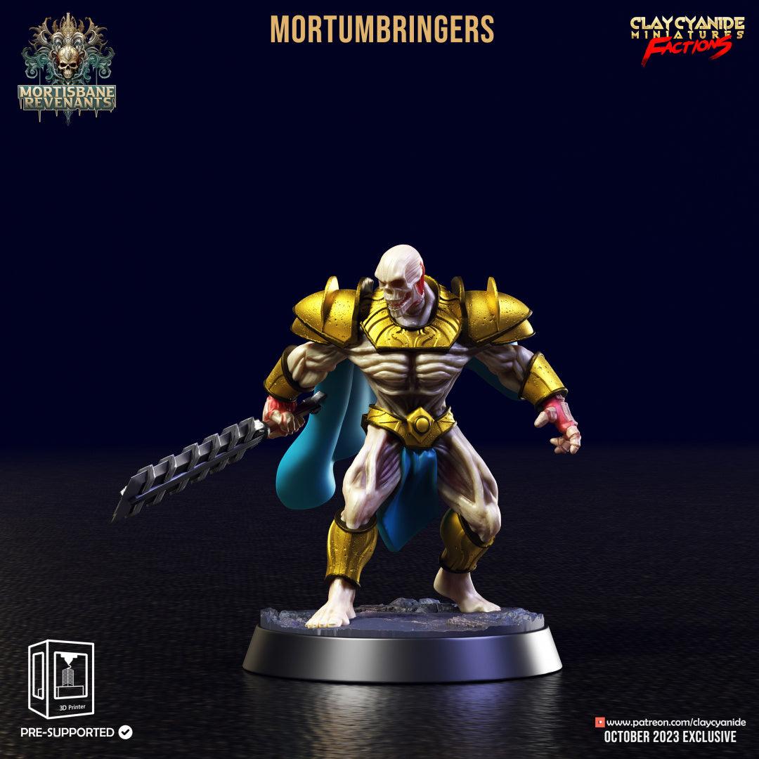 3D Printed Clay Cyanide Mortumbringers Mortisbane Revenants 28 32 mm D&D - 3D Printing Boss 
