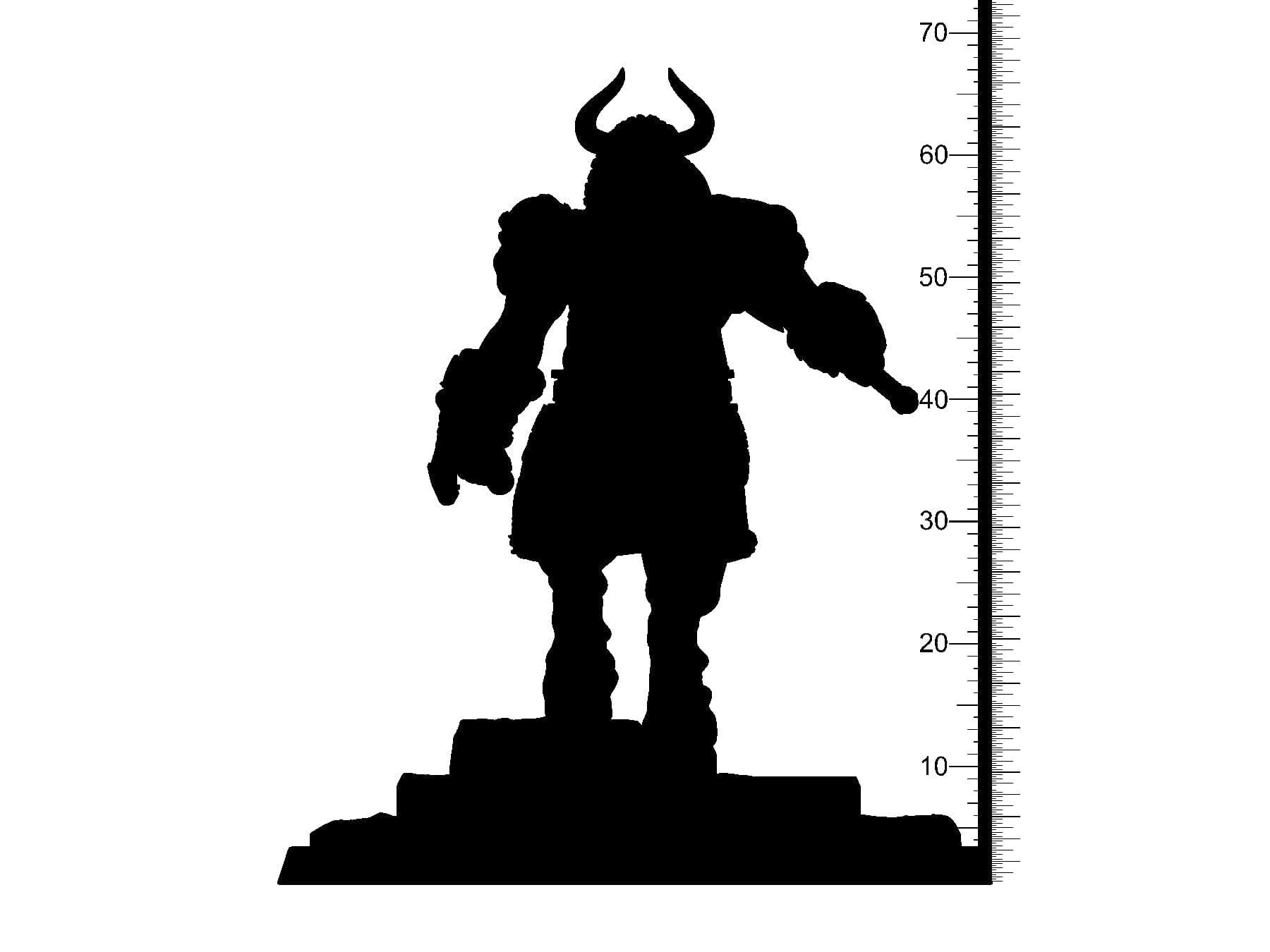 3D Printed Clay Cyanide Mystery Babylon - Enkidu 28mm 32mm D&D - 3D Printing Boss 