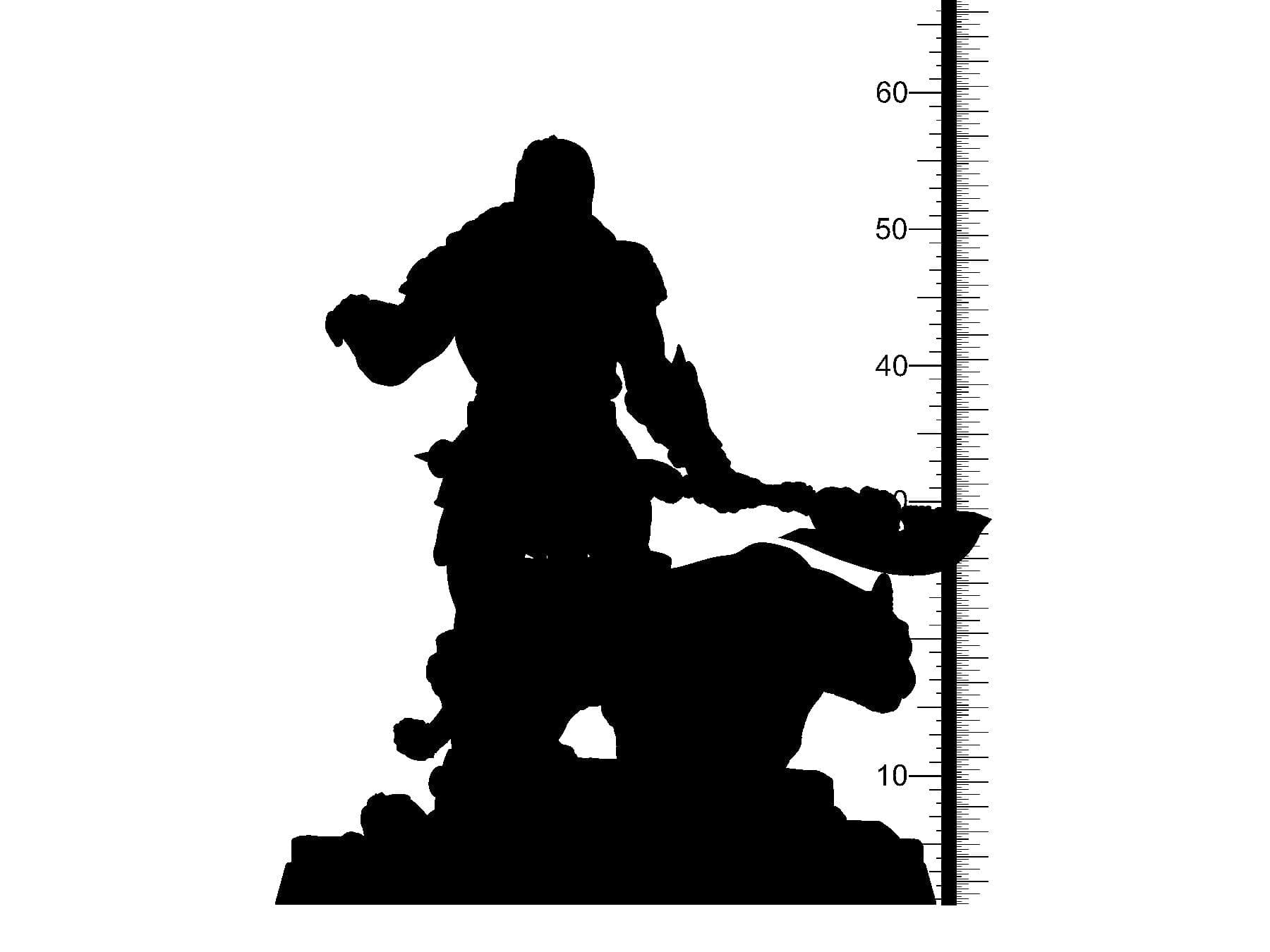 3D Printed Clay Cyanide Mystery Babylon - Nimrod 28mm 32mm D&D - 3D Printing Boss 
