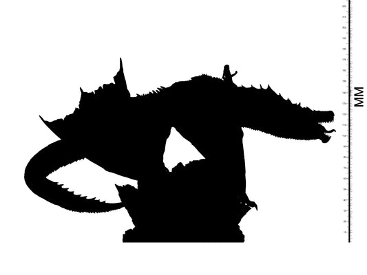 3D Printed Clay Cyanide Queen of Dragons 28mm 32mm D&D - 3D Printing Boss 
