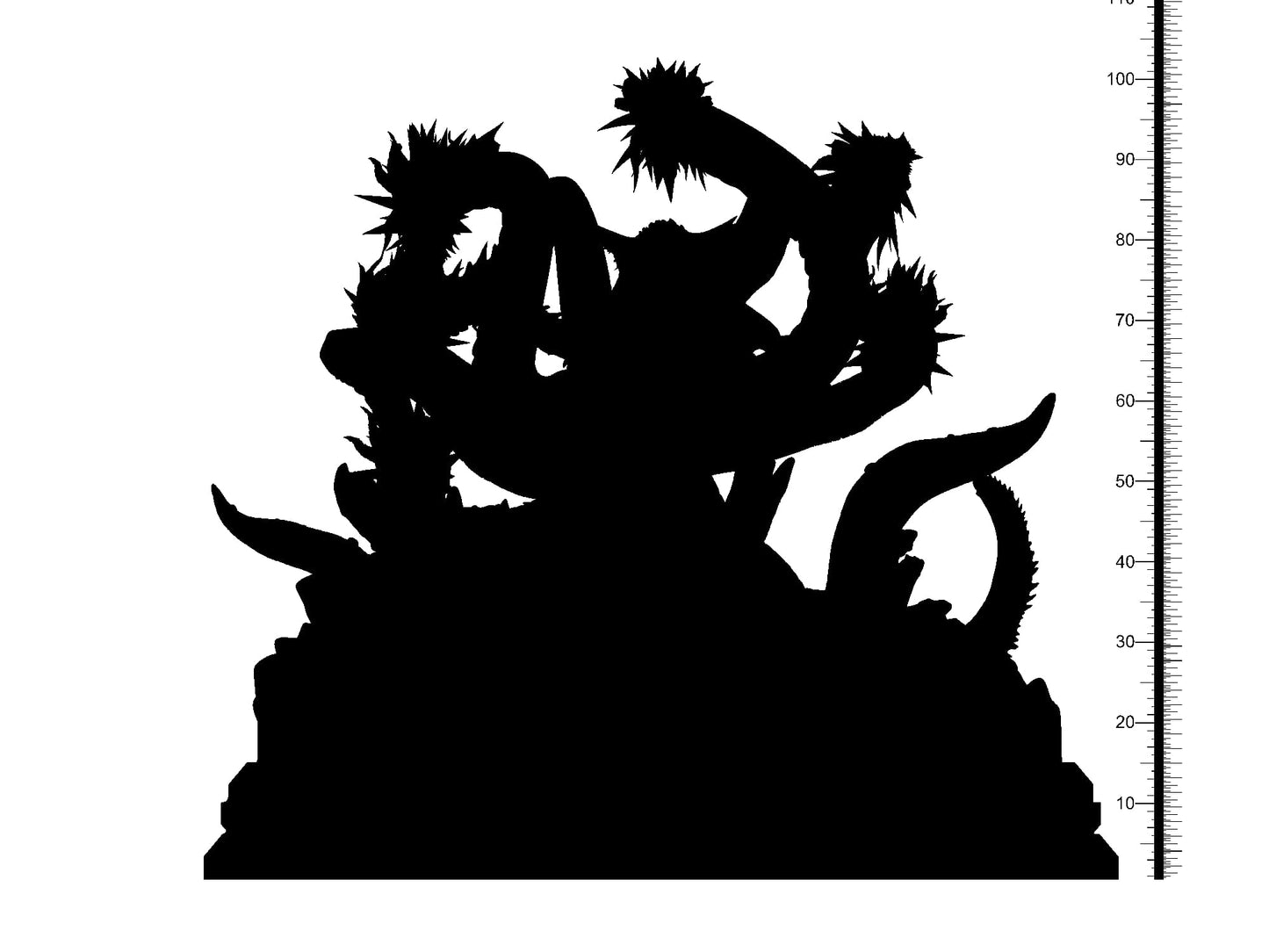 3D Printed Clay Cyanide Scylla 28 32 mm D&D - 3D Printing Boss 