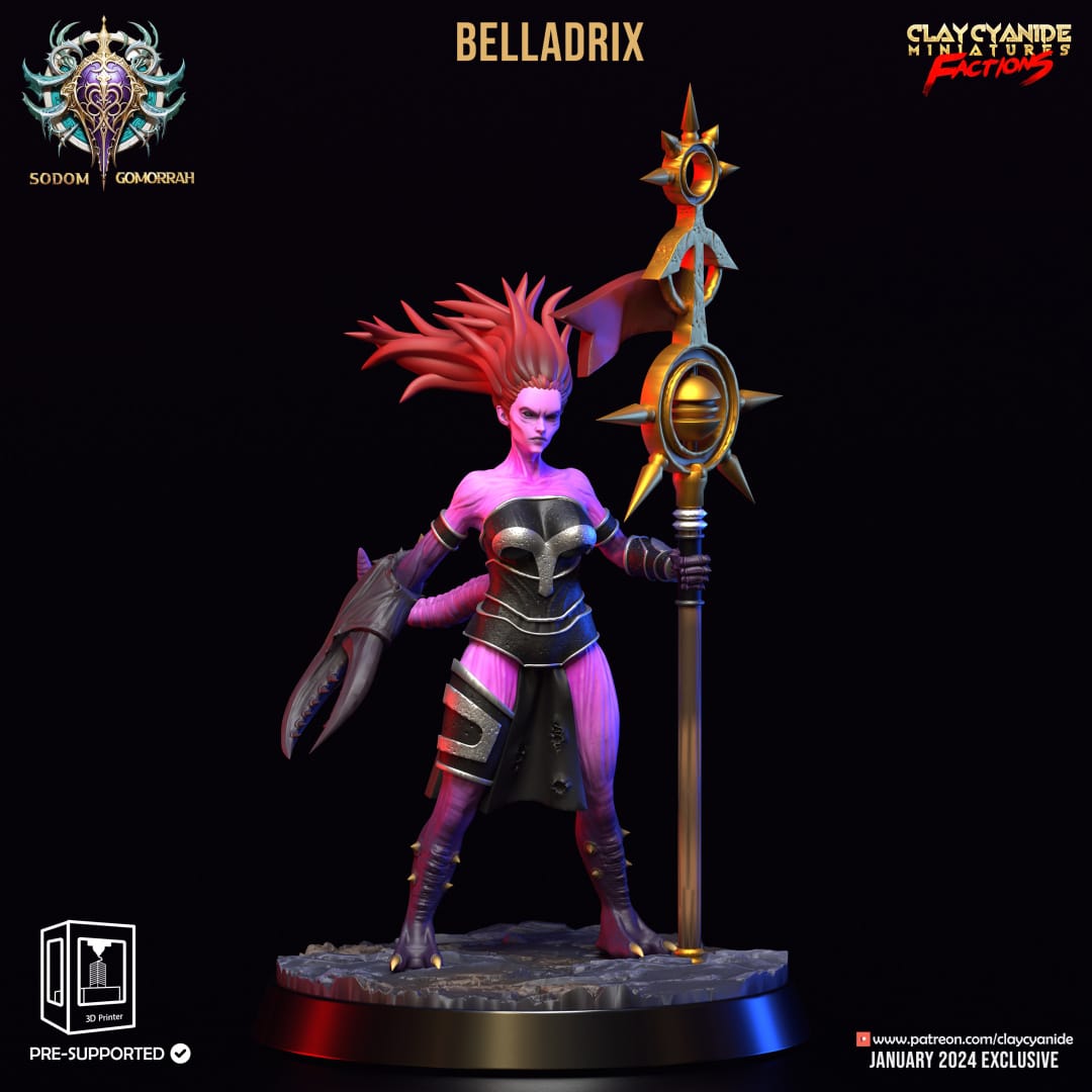 3D Printed Clay Cyanide Sodomite Vexxers FACTION 28 32 mm D&D - 3D Printing Boss 