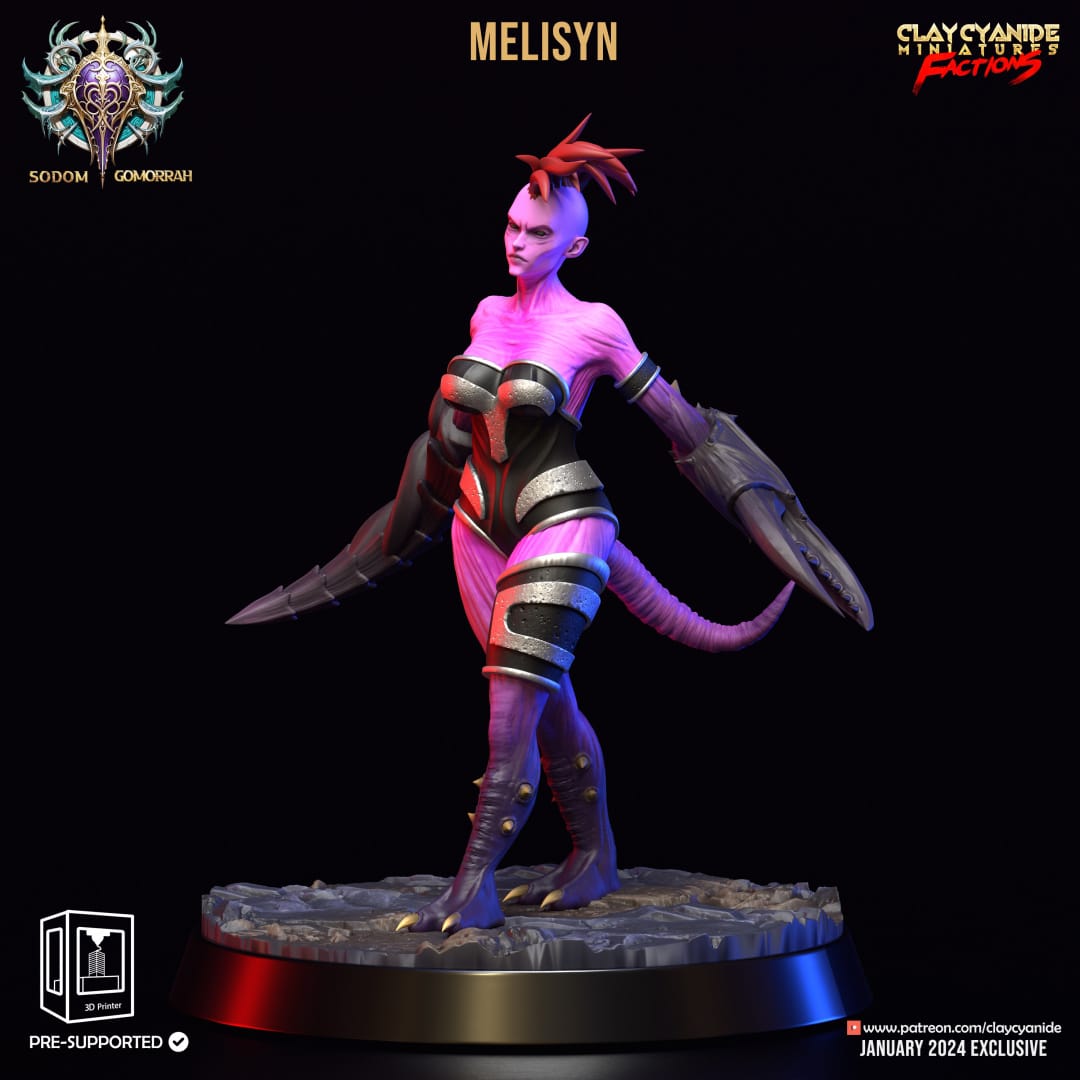 3D Printed Clay Cyanide Sodomite Vexxers FACTION 28 32 mm D&D - 3D Printing Boss 