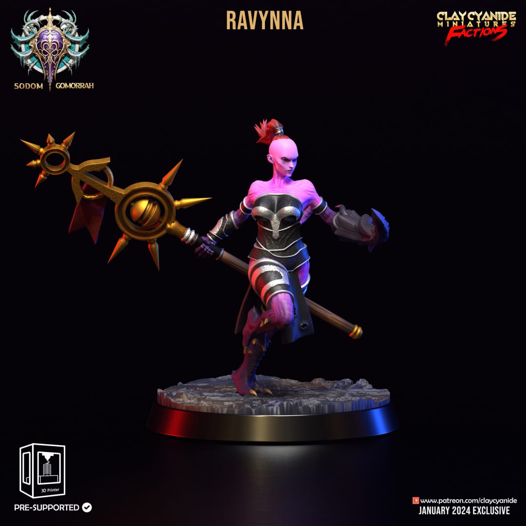 3D Printed Clay Cyanide Sodomite Vexxers FACTION 28 32 mm D&D - 3D Printing Boss 