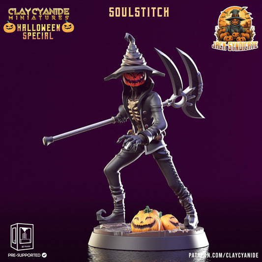 3D Printed Clay Cyanide Soulstitch The Jack Syndicate Set 28 32 mm D&D - 3D Printing Boss 