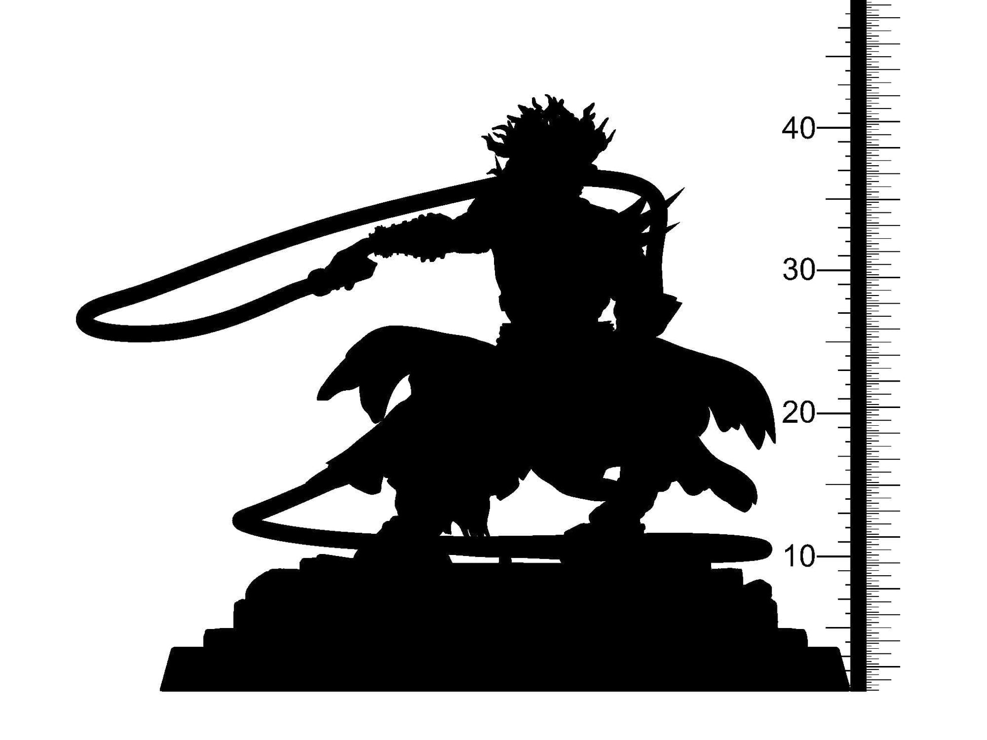 3D Printed Clay Cyanide Tsegaye Ethiopian Mythos 28 32 mm D&D - 3D Printing Boss 