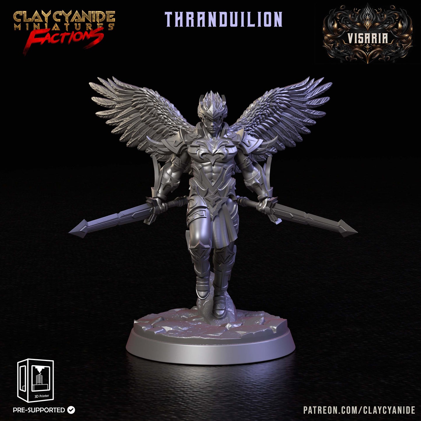 3D Printed Clay Cyanide Visarian Nobles Factions Ragnarok D&D - 3D Printing Boss 