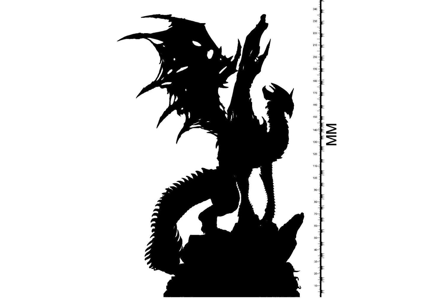 3D Printed Clay Cyanide Zerathul 28 32 mm D&D - 3D Printing Boss 