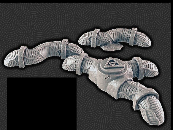 3D Printed EC3D Designs Terrain Set A Den of Alien Evil 28 32mm D&D - 3D Printing Boss 