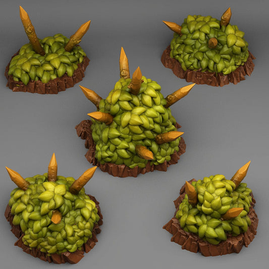 3D Printed Fantastic Plants and Rocks Grass Stake Trap 28mm - 32mm D&D Wargaming - 3D Printing Boss 