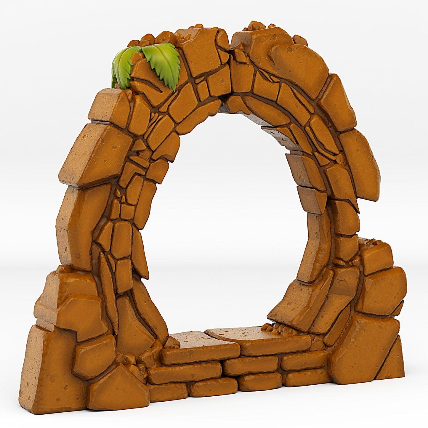 3D Printed Fantastic Plants and Rocks Jurassic Portal With Its Forgotten Effect 28mm - 32mm D&D Wargaming - 3D Printing Boss 