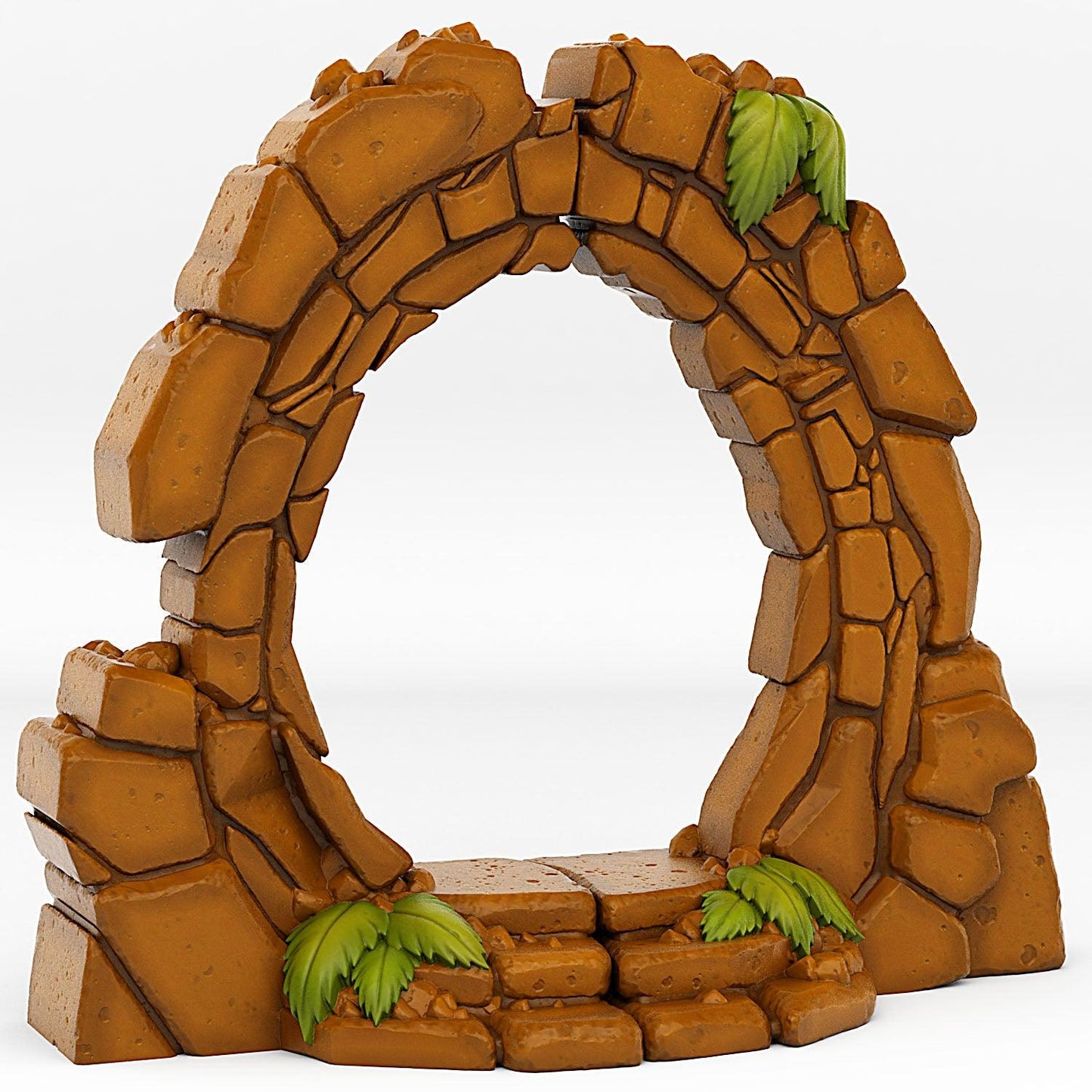 3D Printed Fantastic Plants and Rocks Jurassic Portal With Its Forgotten Effect 28mm - 32mm D&D Wargaming - 3D Printing Boss 