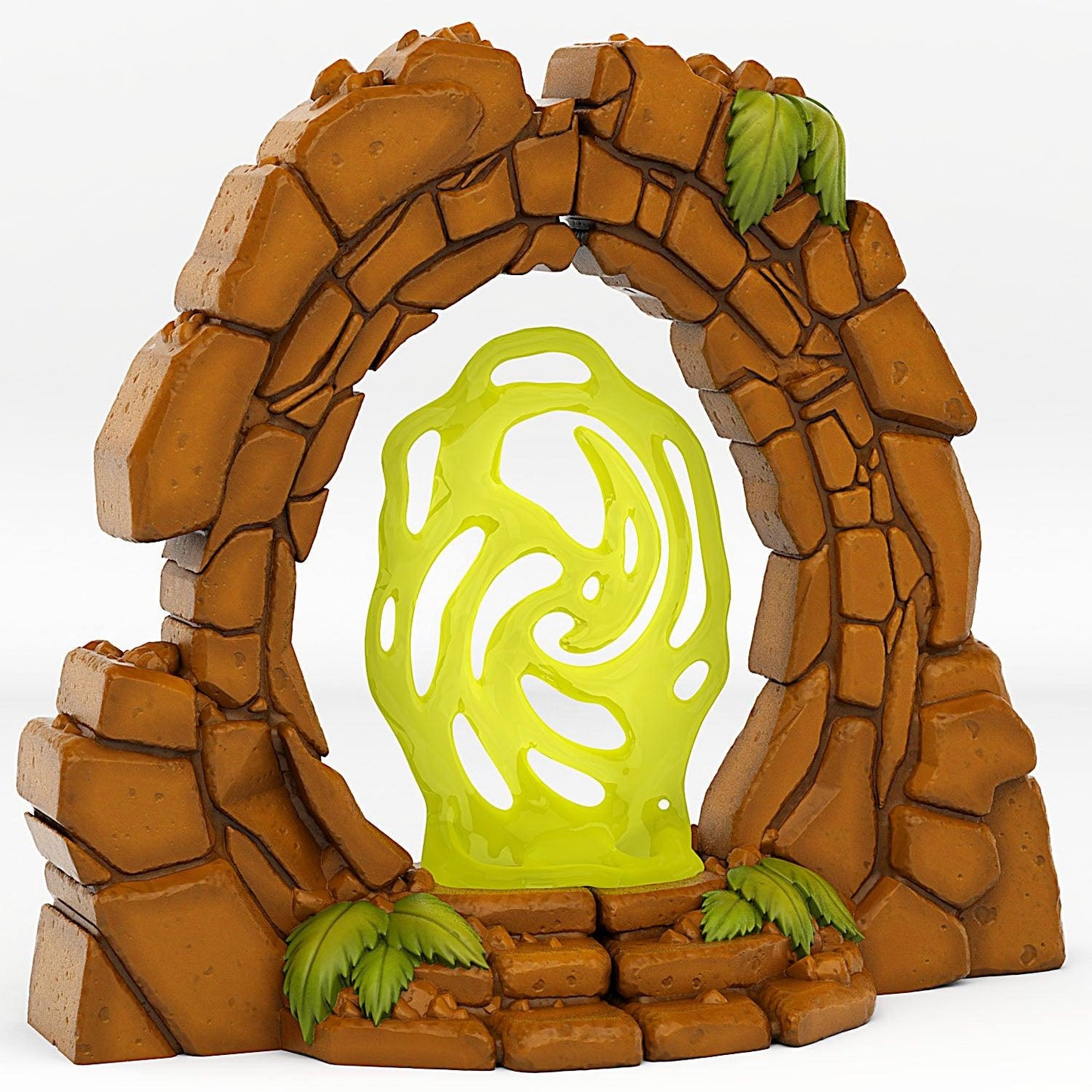 3D Printed Fantastic Plants and Rocks Jurassic Portal With Its Forgotten Effect 28mm - 32mm D&D Wargaming - 3D Printing Boss 