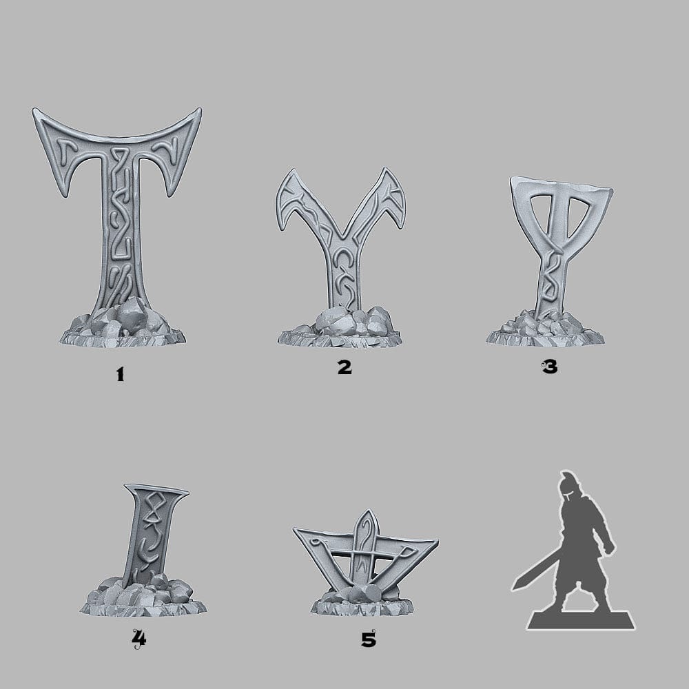 3D Printed Fantastic Plants and Rocks Mysterious Cursed Cross 28mm - 32mm D&D Wargaming - 3D Printing Boss 