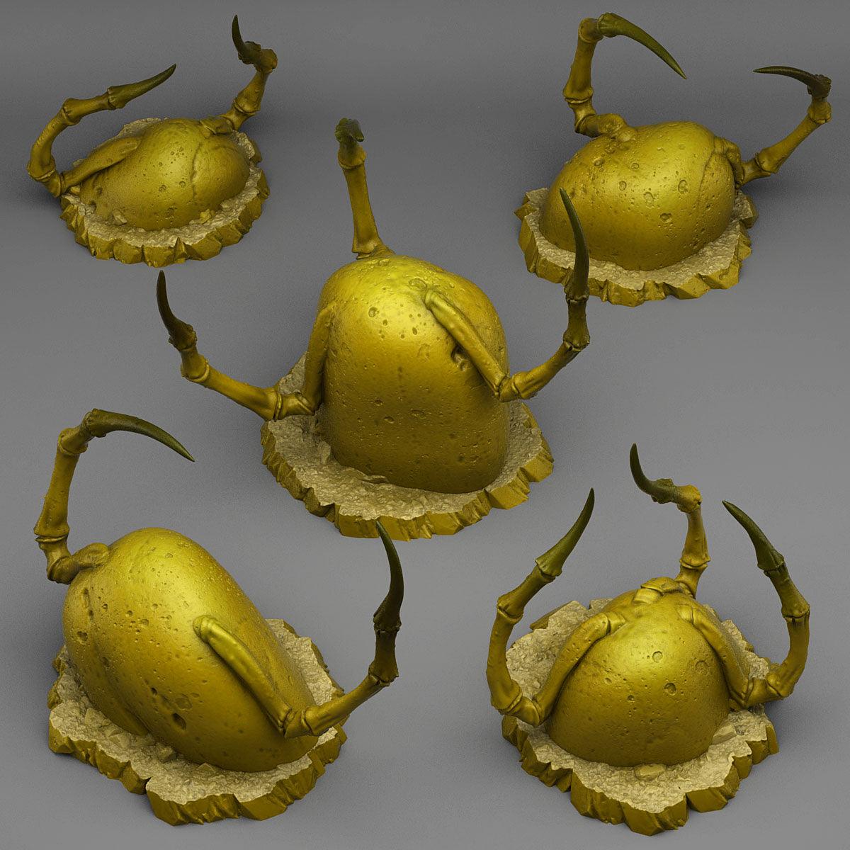 3D Printed Fantastic Plants and Rocks Spider Stones 28mm - 32mm D&D Wargaming - 3D Printing Boss 