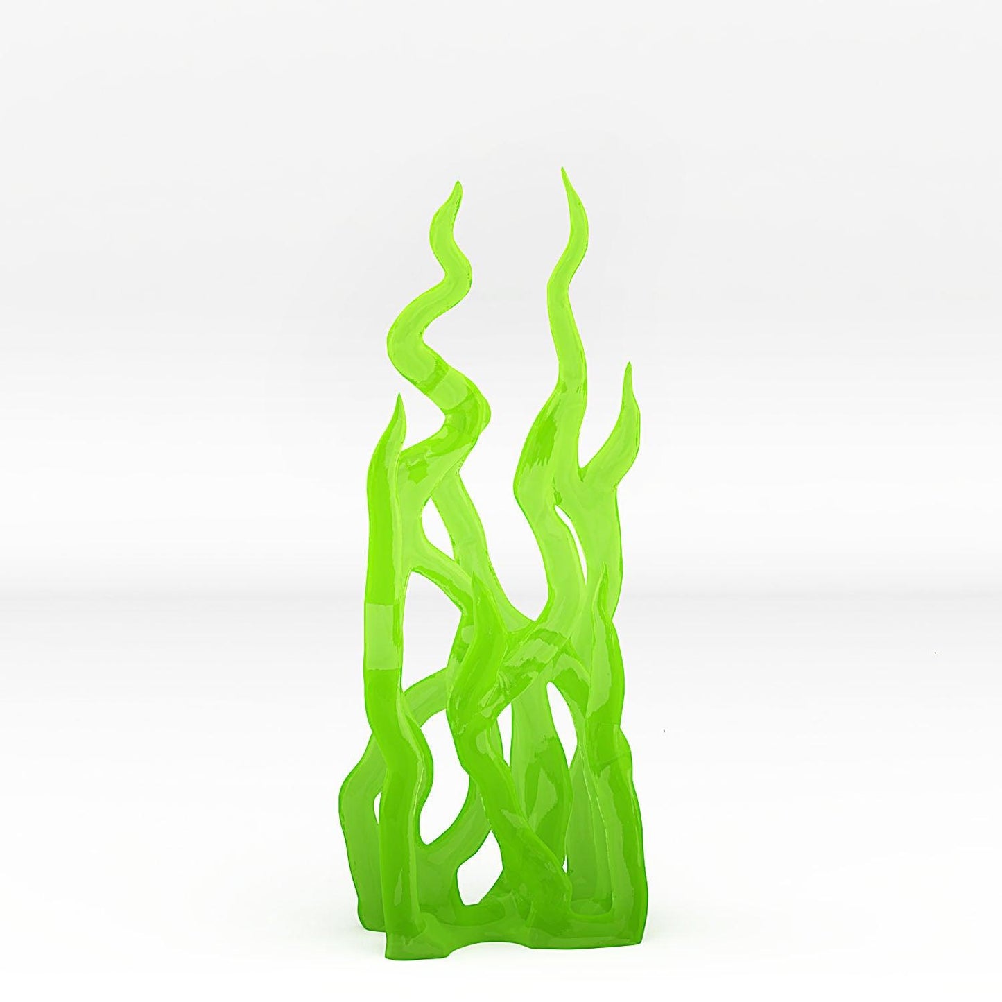 3D Printed Fantastic Plants and Rocks Temple Portal With Its Green Fire Effect 28mm - 32mm D&D Wargaming - 3D Printing Boss 