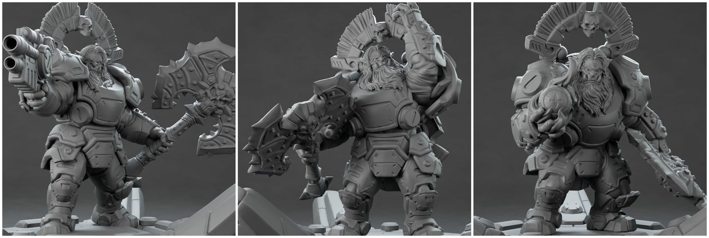 3D Printed Nafarrate Assault Orc Set Space Orcs 28 32 mm D&D - 3D Printing Boss 