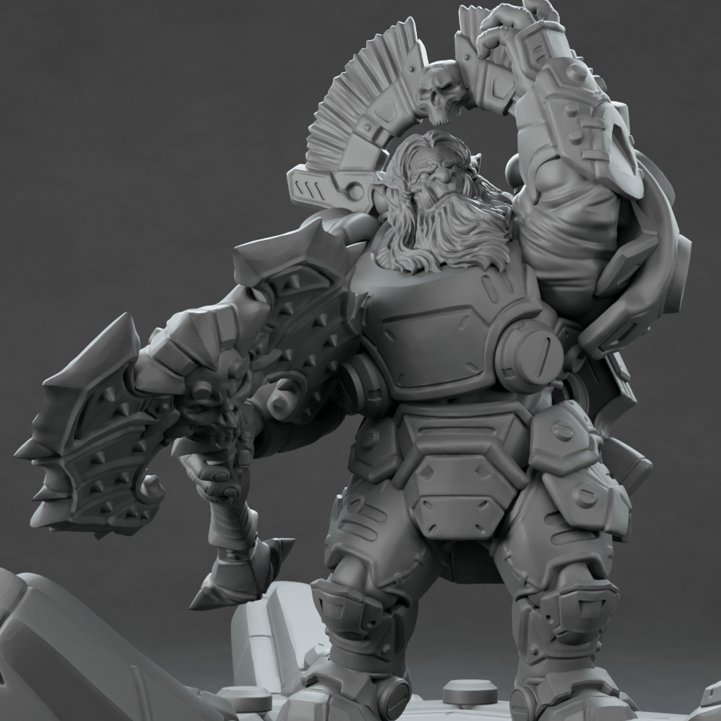 3D Printed Nafarrate Assault Orc Set Space Orcs 28 32 mm D&D - 3D Printing Boss 