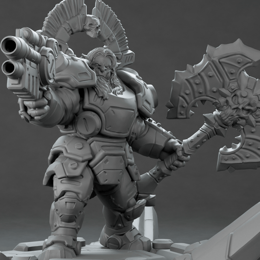 3D Printed Nafarrate Assault Orc Set Space Orcs 28 32 mm D&D - 3D Printing Boss 