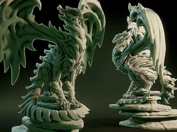 3D Printed Nafarrate Byakhee Lovecraftian Bestiary 28 32 mm D&D - 3D Printing Boss 